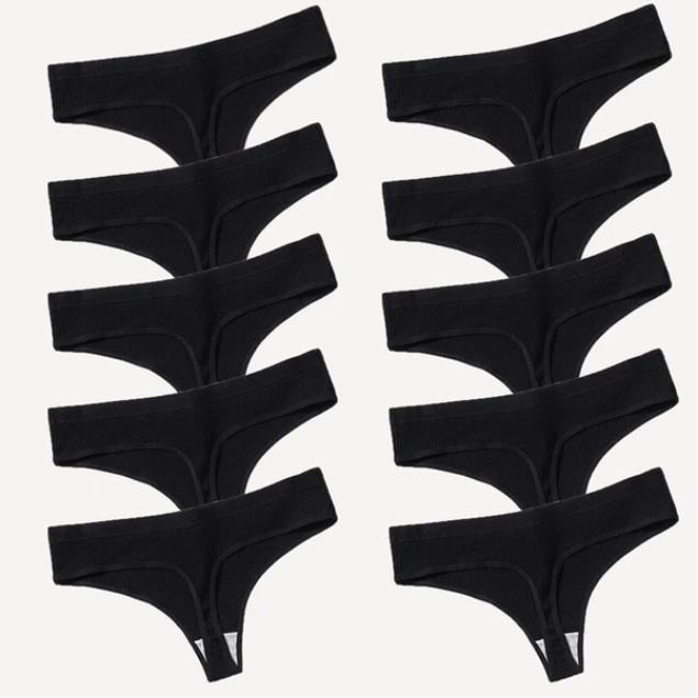 Calcinhas Fio Dental em Algodão - Pague 5 Leve 10 - Electshop